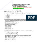 Soal Tambahan Try Out