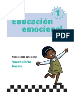 Educación emocional - Vocabulario básico 