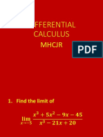Differential Calculus PDF