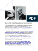 Ximidades y Diferencias Entre Marx y Durkheim