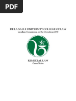 7 - Remedial Law Gree Notes 2018