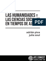 ATE CONICET Dossier - Las Humanidades y Las Ciencias Sociales en Tiempos de Ajuste