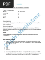 L&T Infotech Test Pattern and Important Questions Pattern of Written Exam: Section No. of Questions