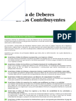 Carta de Deberes de Los Contribuyentes