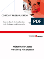 Metodos de Costeos Variables y Absorventes