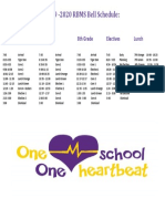 2019 - 2020 rbms bell schedule 