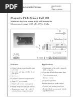 Fluxgate Sensor Data Sheet - FMS 100