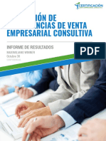 Informe de Calificación de Competencias en Venta Consultiva (Certificación en Ventas)
