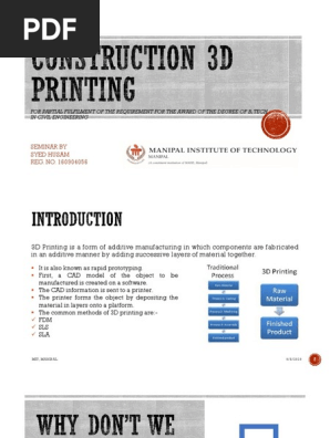 Construction 3d Printing