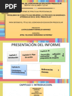 Presentación de Mi Informe