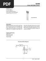 Linear Hall Effect Sensor: Features