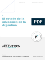 El Estado de la Educación en la Argentina