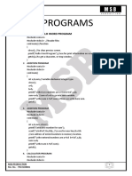 C Programs PDF