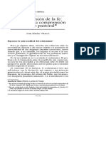 La Transmisión de La Fe: Pistas para Su Comprensión y Trabajo Pastoral