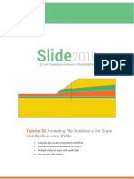 Tutorial 30 Analyzing Pile Resistance for Slope Stabilization Using RSPile
