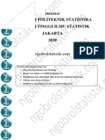Umbk Usm Politeknik Statistika Sekolah Tinggi Ilmu Statistik Jakarta 2020