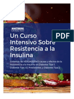 Curso Intensivo Sobre La Resistencia A La Insulina