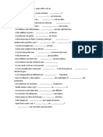 Pronoms Démonstratifs Exercice