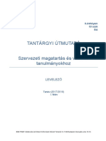 LEV - Szervezeti Magatartás És Vezetés - GI - Tanulmányi Útmutató - 2017-18. I. Félév