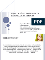 Deteccion Temprana de Perdidas Auditivas - Angela Pino - Univer Concepcion