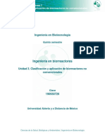 Unidad 3 Clasificacion y Aplicacion de Biorreactores No Convencionales PDF