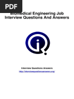 Biomedical Engineering Interview Questions Answers Guide PDF