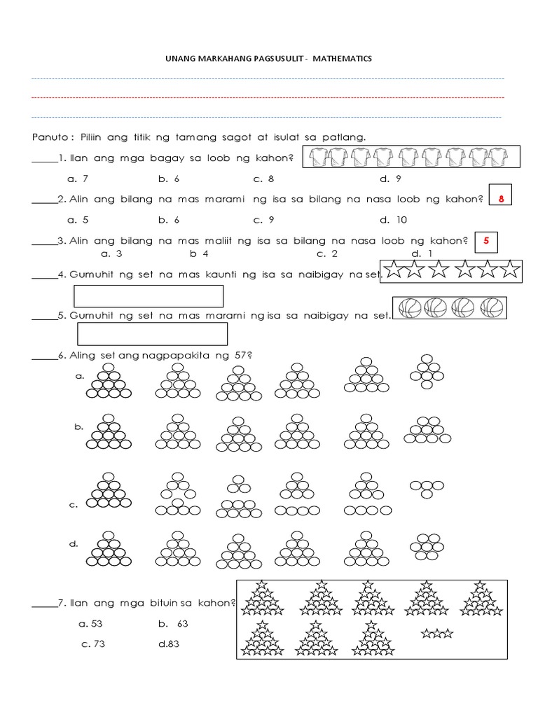 PT Mathematics 1 q1 | PDF
