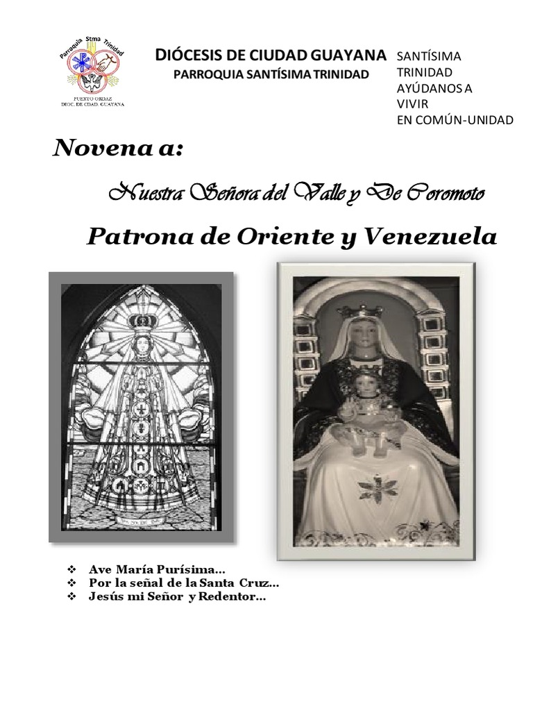 Novena A La Virgen Del Valle 2019 | PDF | María, madre de Jesús | Rosario