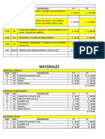 Obra civil: Encofrado, vaciado y materiales de columnas