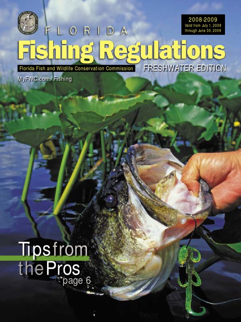 Florida Freshwater Fishing Regulations PDF Angling Recreational