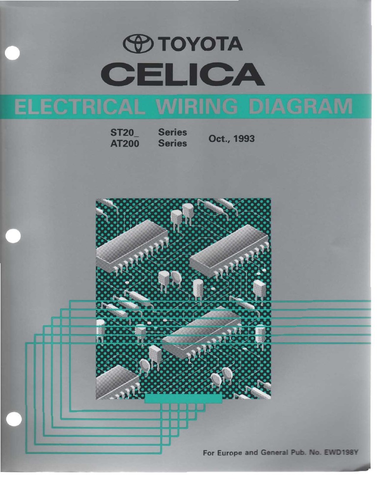 Toyota - AT202-ST204 - Electrical Wiring Diagram (EWD198Y) PDF | PDF