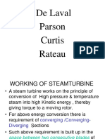 De Laval Parson Curtis Rateau