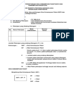 Formulir Isian Perhitungan Sisa Kemampuan Paket