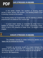 Shear Stresses in Beams