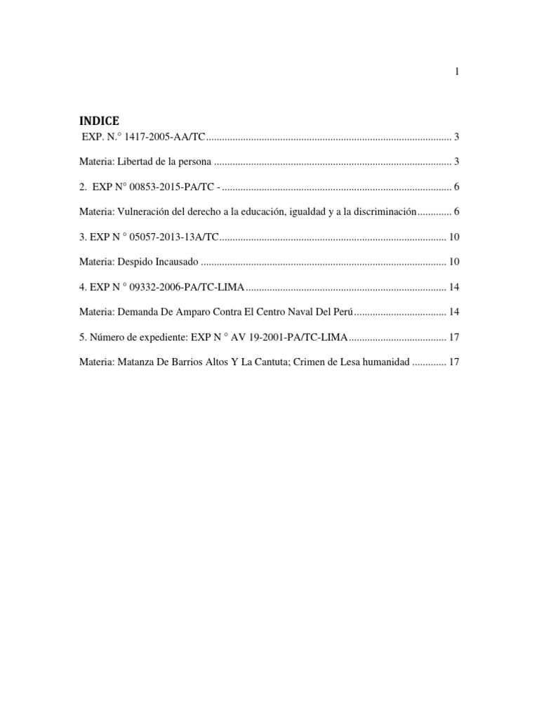 Sentencias Del TC Completo | PDF | Jurisdicción | Familia