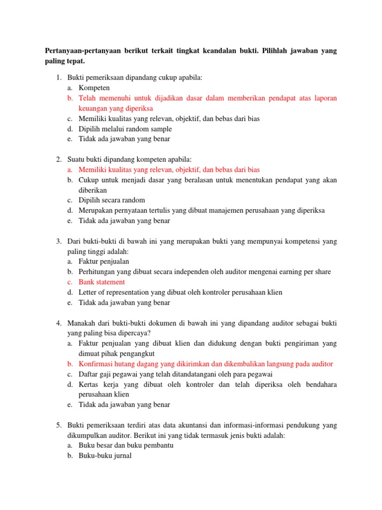 Soal Auditing Jawaban Share