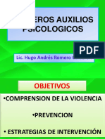 Seminario Primeros Auxilios Psicologicos