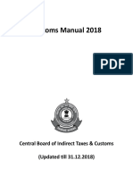 Customs Manual2018