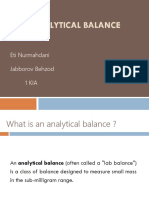 Analytical Balance Kel. 4