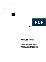 August Högn - Geschichtswerk Geschichte Von Ruhmannsfelden (Edition 2003)