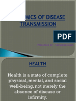 Dynamics of Disease Transmission: Presented by - Varughese Sam