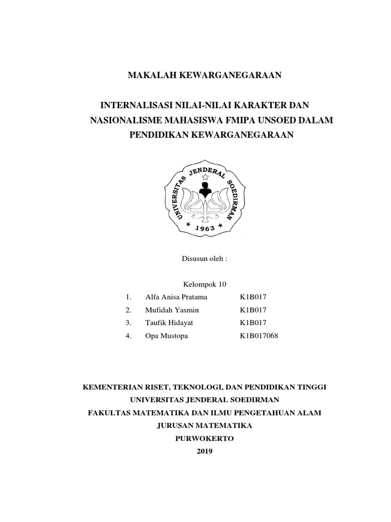 Makalah Kewarganegaraan Disusun Oleh Indonesia Political Theories