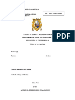 Evaluación de informes de prácticas de laboratorio en Fisicoquímica