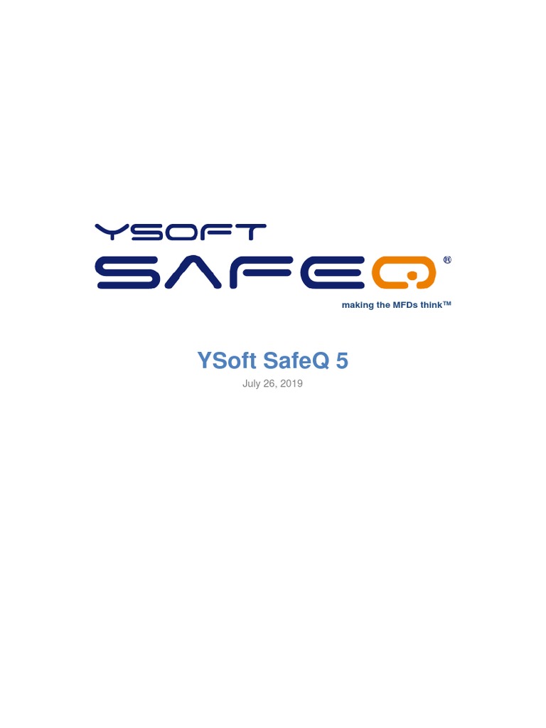 YSoft SafeQ 5 - Documentation PDF | PDF | Operating System | Microsoft ...