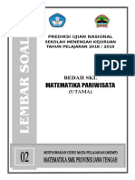 Soal Un Matematika Pariwisata