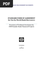 Unfpa Wb Ta Agreement