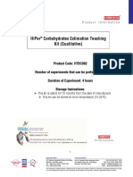 Hiper Carbohydrates Estimation Teaching Kit (Qualitative)