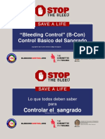 Bleeding Control Basic Presentation in Spanish Sept42017