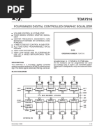 Four Bands Digital Controlled Graphic Equalizer: Description