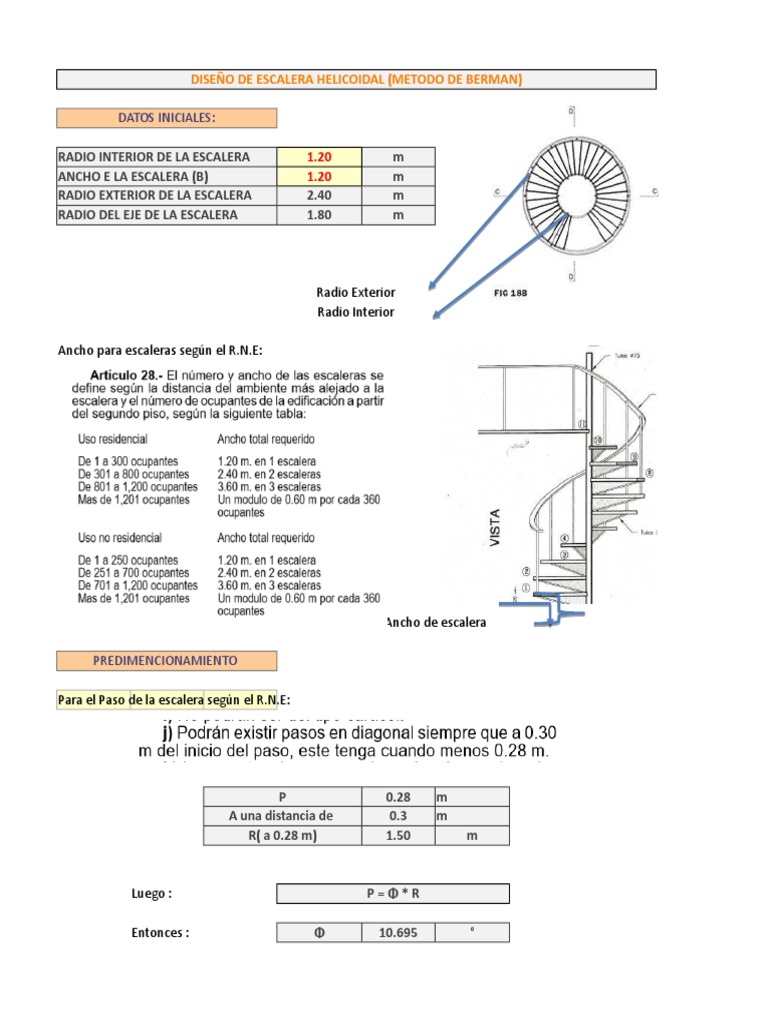 Escalera Helicoidal | PDF | Ingeniería mecánica | Mecanica clasica